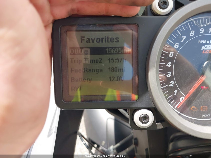 2017 KTM 1290 auction photo 7