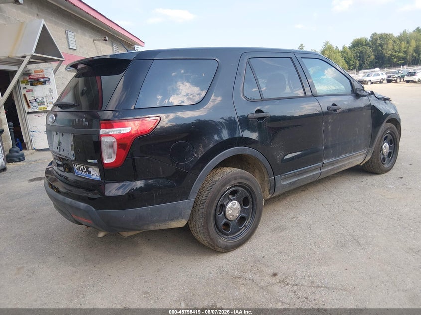 Vin: 1fm5k8ar1dgc31400, lot: 46297250, ford utility police interceptor 20134