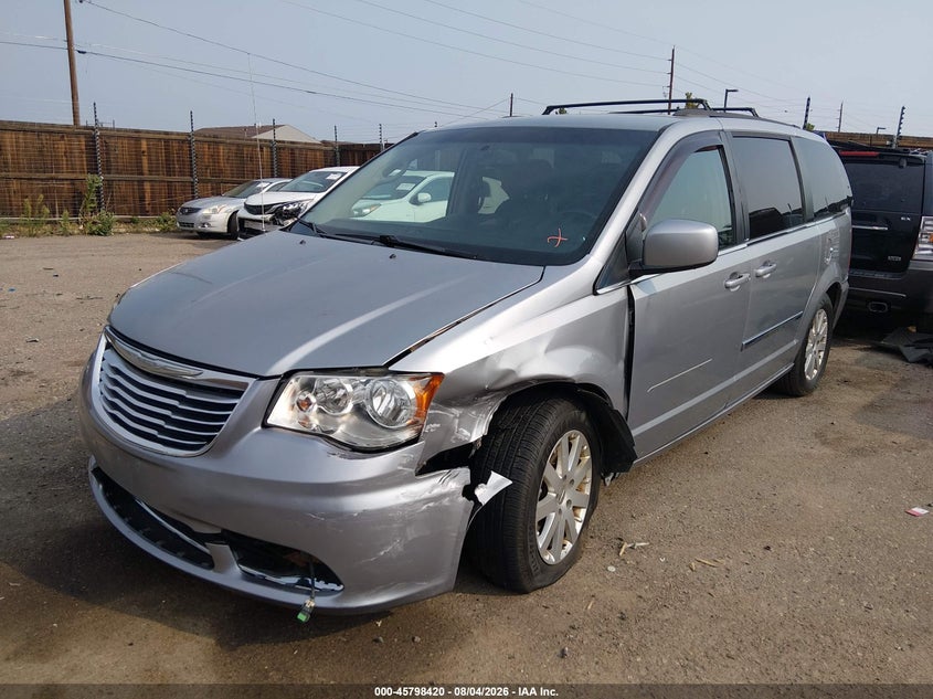 Vin: 2c4rc1bg8er124061, lot: 46297251, chrysler town & country touring 20142