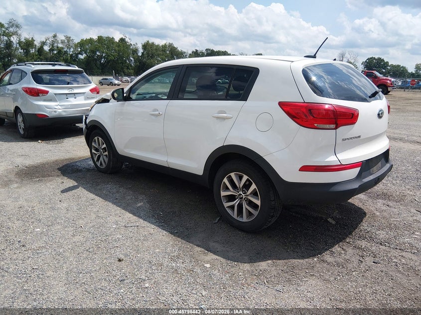 Vin: kndpb3ac7g7860062, lot: 46297273, kia sportage lx 20163