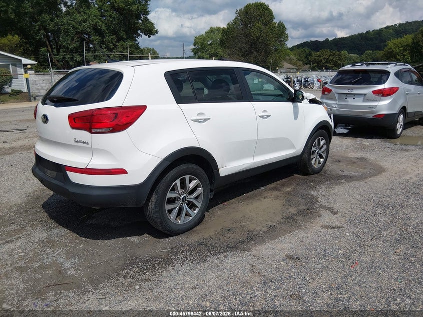 Vin: kndpb3ac7g7860062, lot: 46297273, kia sportage lx 20164