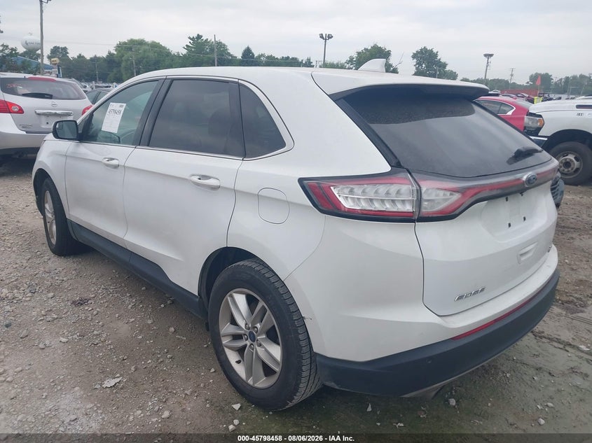 Vin: 2fmtk3j96fbc05489, lot: 46297289, ford edge sel 20153