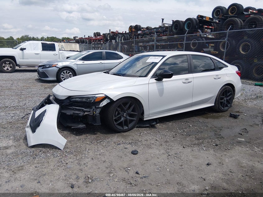 Vin: 2hgfe2f59nh583392, lot: 46297298, honda civic sport 20222