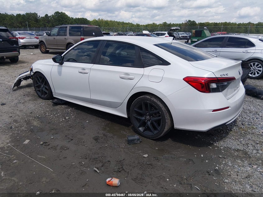 Vin: 2hgfe2f59nh583392, lot: 46297298, honda civic sport 20223