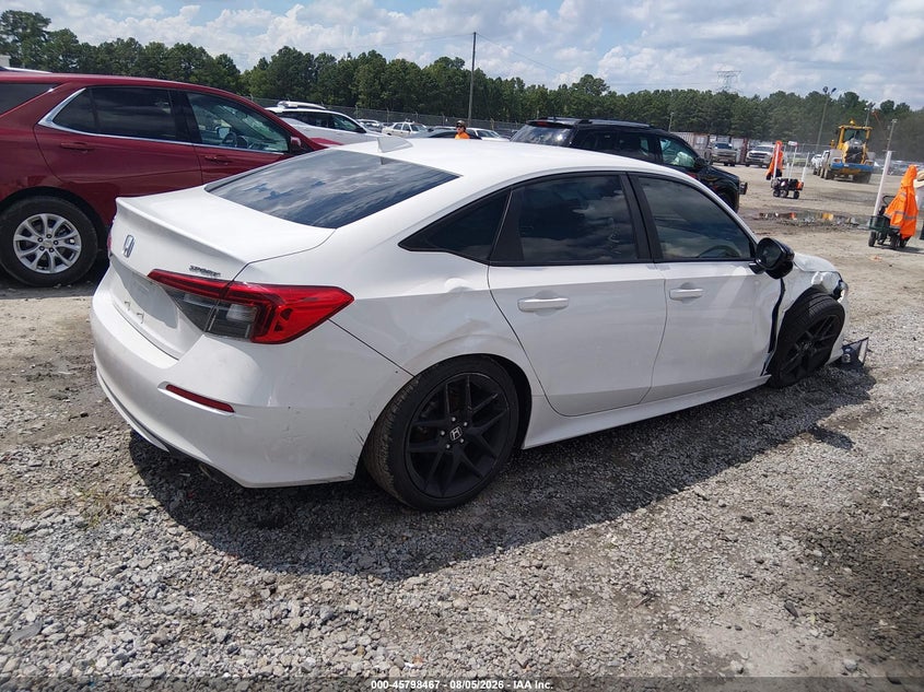 Vin: 2hgfe2f59nh583392, lot: 46297298, honda civic sport 20224