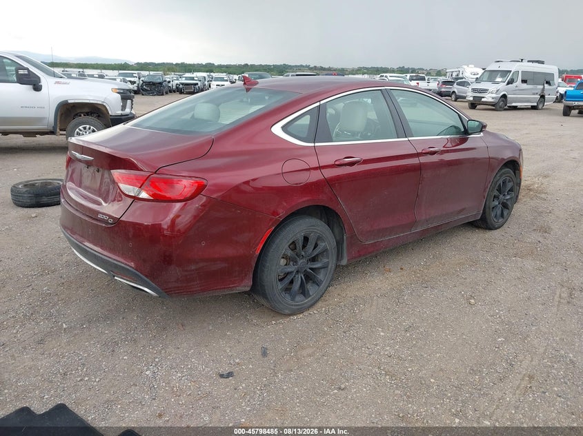 Vin: 1c3ccccg6fn582958, lot: 46297316, chrysler 200 c 20154