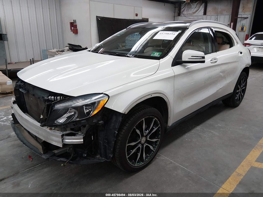 Vin: wdctg4eb2gj190229, lot: 46297324, mercedes-benz gla 250 20162