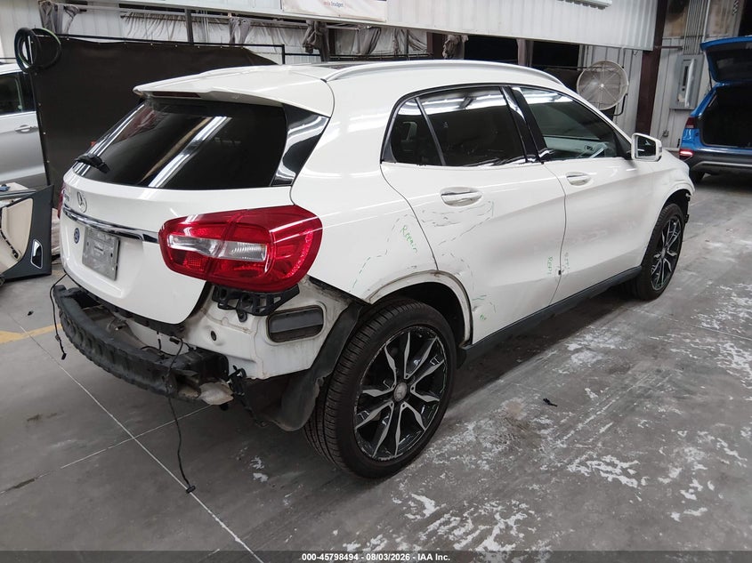 Vin: wdctg4eb2gj190229, lot: 46297324, mercedes-benz gla 250 20164