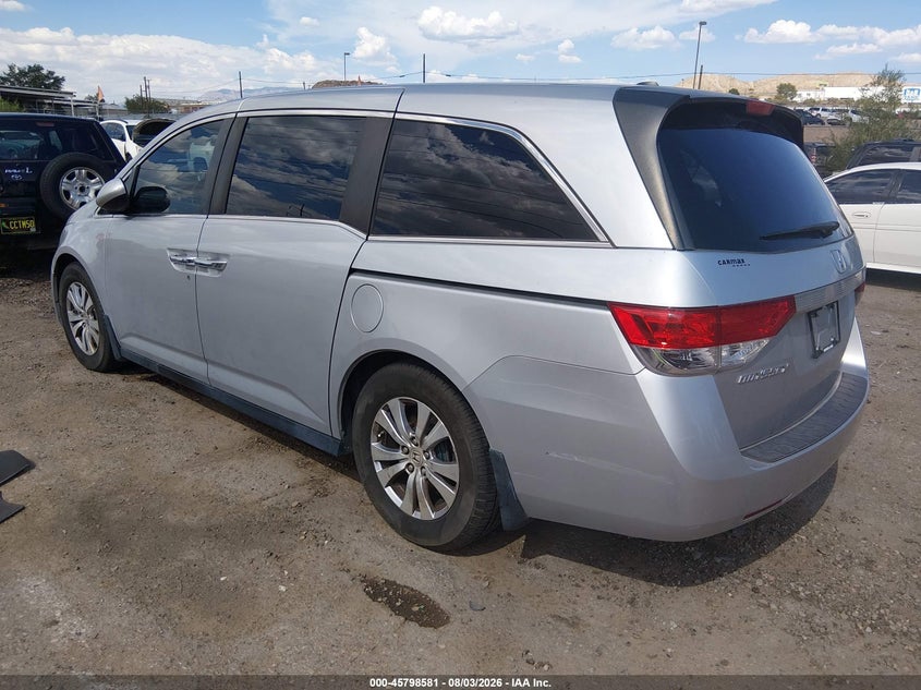 Vin: 5fnrl5h67eb068292, lot: 46297412, honda odyssey ex-l 20143