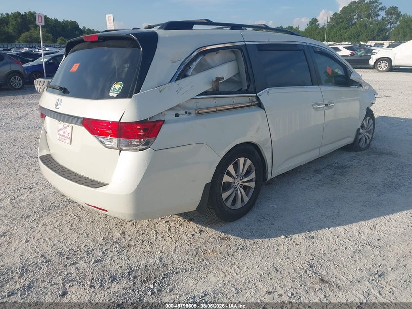 Vin: 5fnrl5h68gb093981, lot: 46297436, honda odyssey ex-l 20164