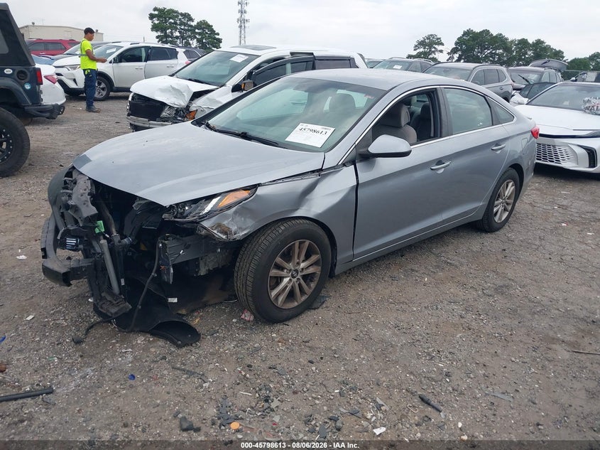 Vin: 5npe24af4hh545868, lot: 46297444, hyundai sonata 20172