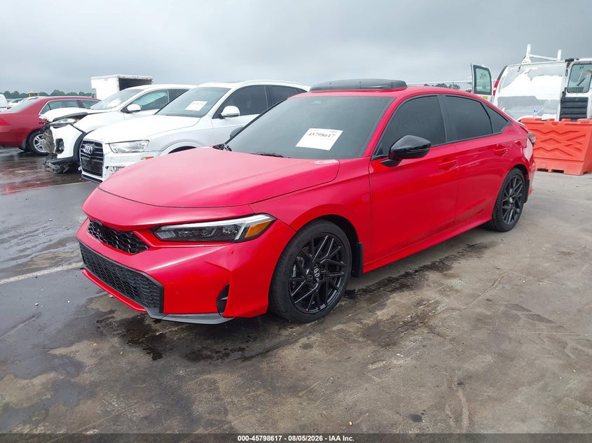 2026 Honda Civic, Left Front, IAAI, VIN 2HGFE4F81TH305427 — photo 2