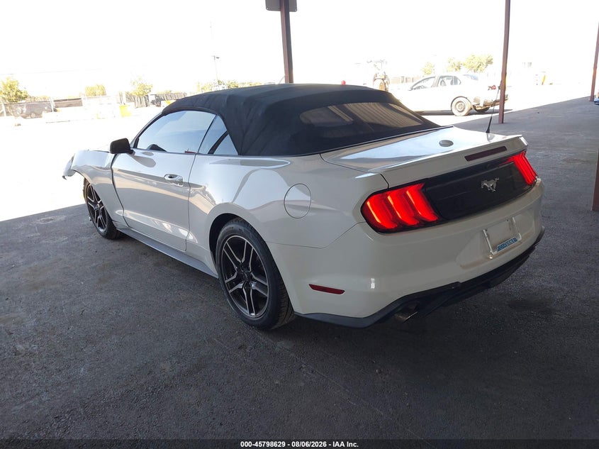 Vin: 1fatp8uh4k5162474, lot: 46297460, ford mustang ecoboost premium 20193