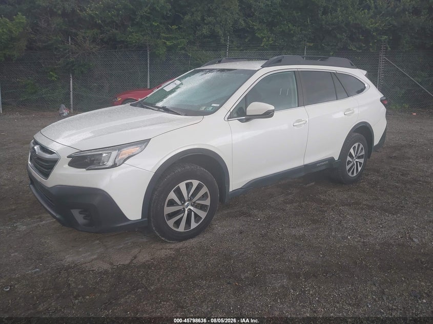 Vin: 4s4btacc9l3136735, lot: 46297467, subaru outback premium 20202