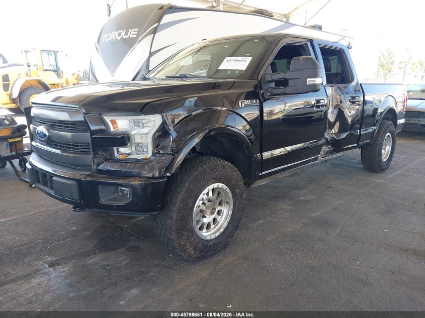 Vin: 1ftfw1eg2gfb70582, lot: 46297482, ford f-150 lariat 20162