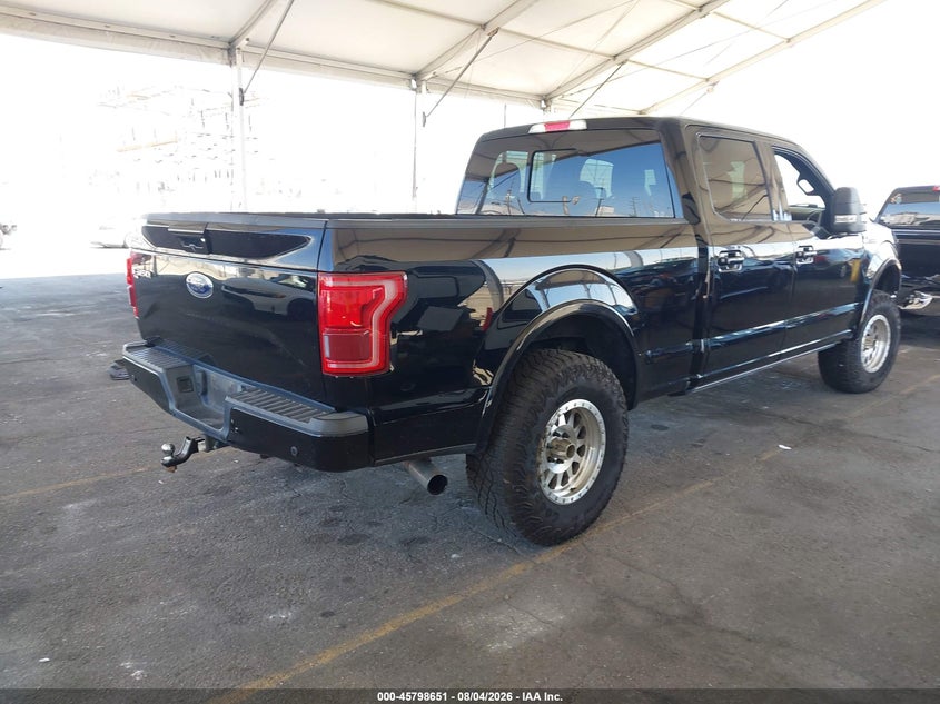 Vin: 1ftfw1eg2gfb70582, lot: 46297482, ford f-150 lariat 20164