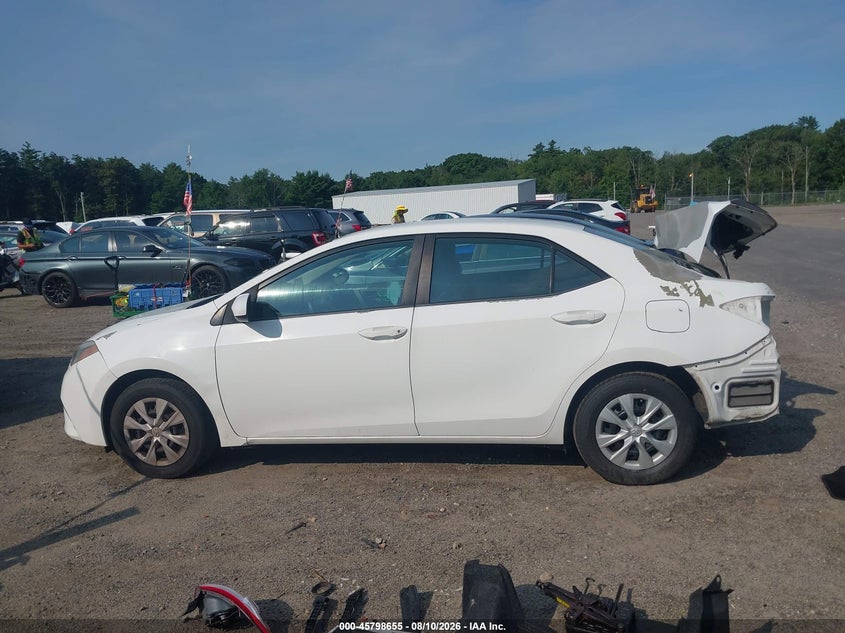 2014 TOYOTA COROLLA SEDAN 1.8L I-4 DOHC, VVT, 132HP