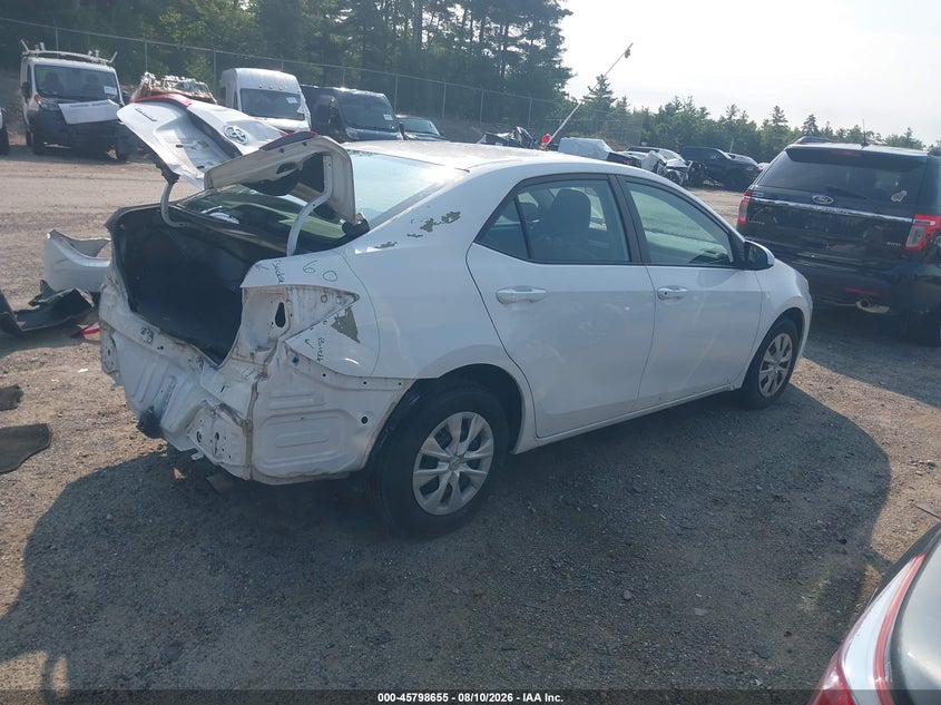 2014 TOYOTA COROLLA SEDAN 1.8L I-4 DOHC, VVT, 132HP
