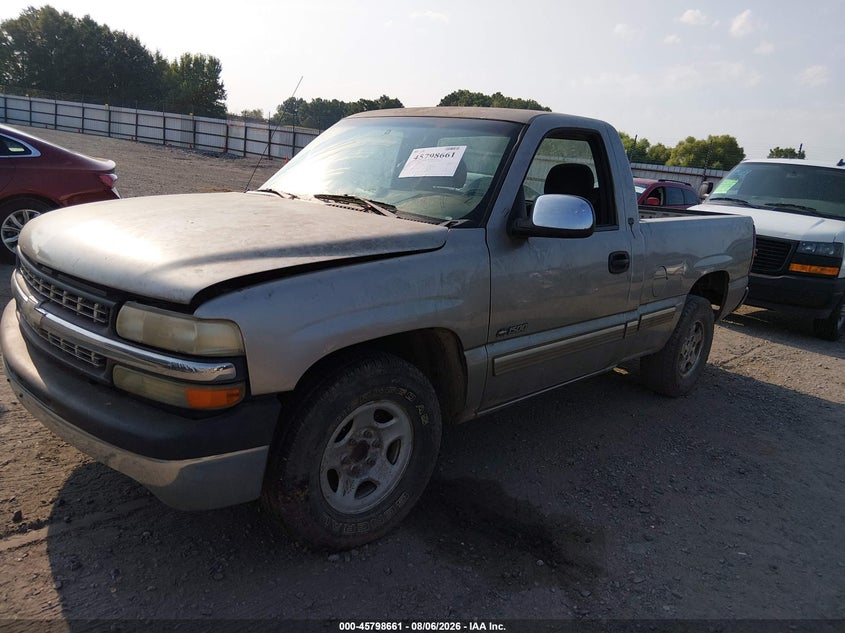 2001 Chevrolet Silverado, Обычный износ, IAAI, VIN 1GCEC14T91Z258313 — фото 2