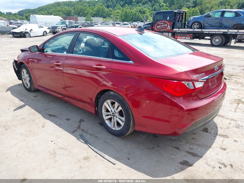 Vin: 5npeb4ac4eh861093, lot: 46297606, hyundai sonata gls 20143