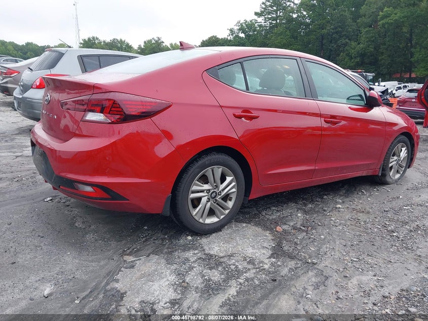 Vin: kmhd84lf9lu036652, lot: 46297623, hyundai elantra value edition 20204