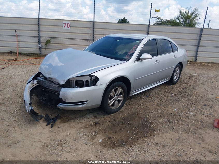Vin: 2g1wf5e36d1178314, lot: 46297628, chevrolet impala ls 20132
