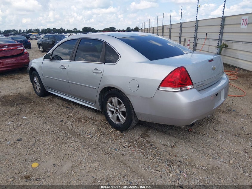 Vin: 2g1wf5e36d1178314, lot: 46297628, chevrolet impala ls 20133