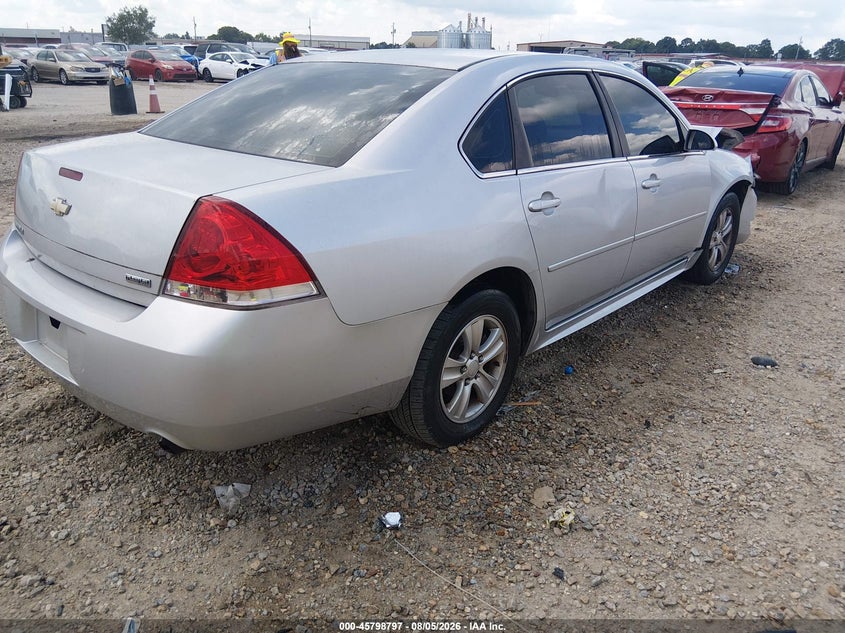Vin: 2g1wf5e36d1178314, lot: 46297628, chevrolet impala ls 20134