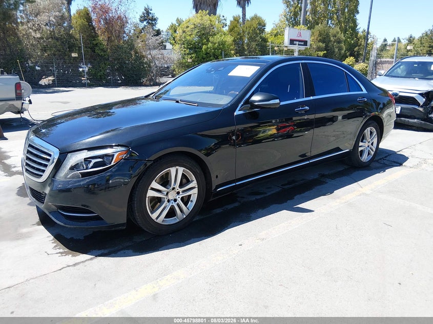 Vin: wddug8cb7ha311171, lot: 46297631, mercedes-benz s 550 20172
