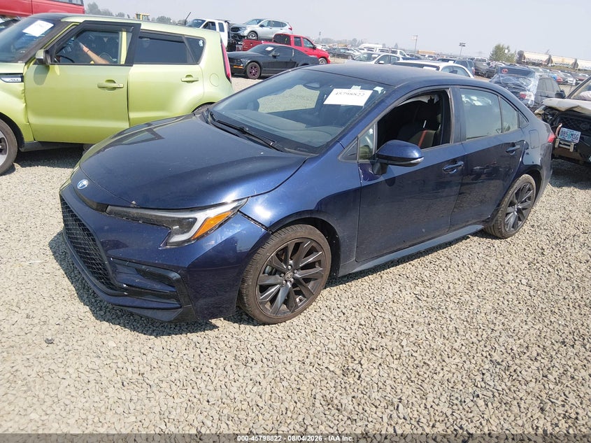 Vin: jtdbcmfe6pj015200, lot: 46297653, toyota corolla hybrid se 20232
