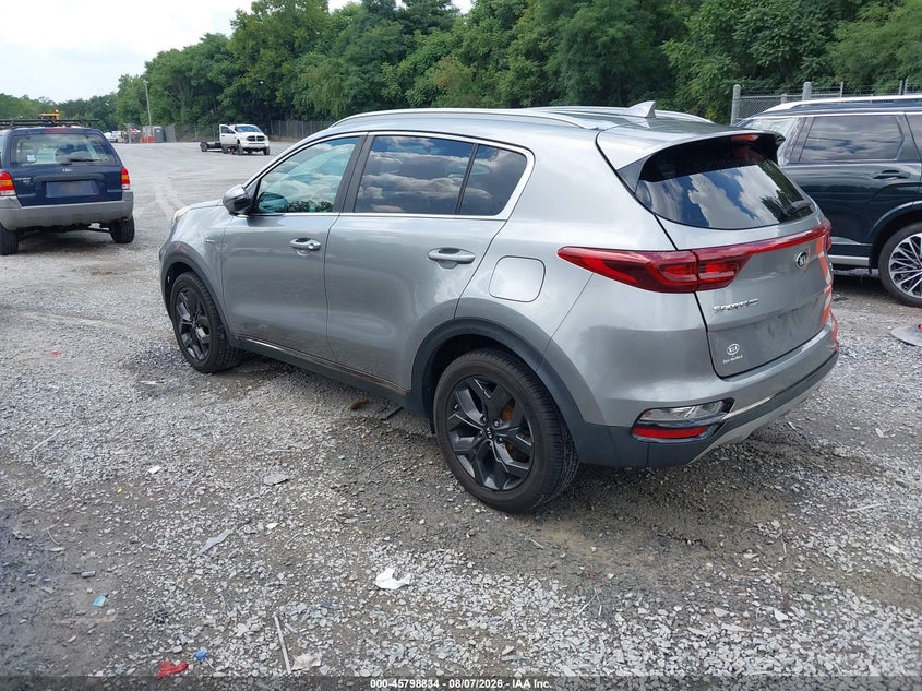 Vin: kndp6cac5l7748147, lot: 46297665, kia sportage s 20203