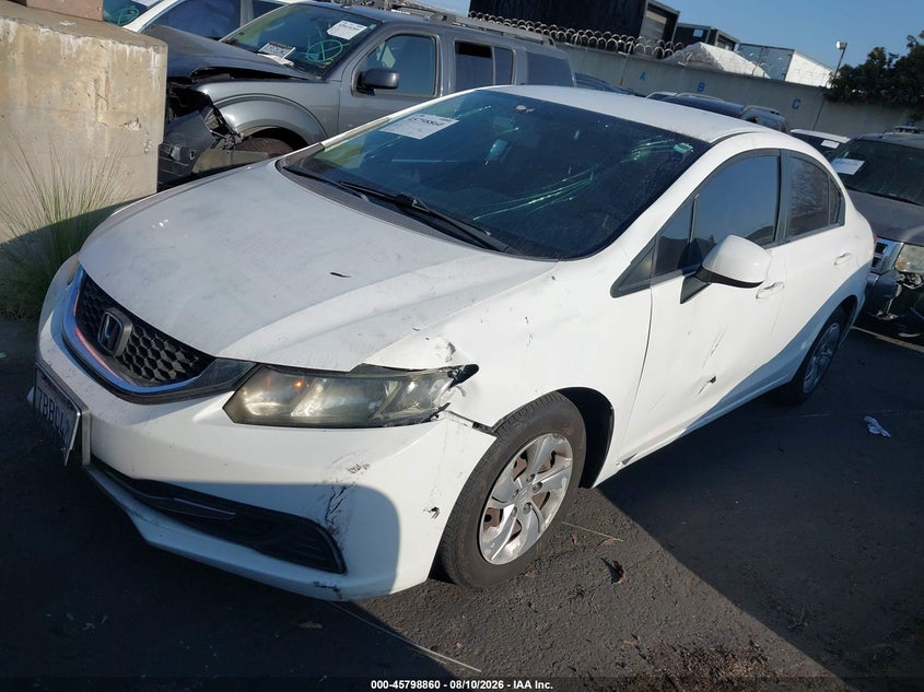 2013 HONDA CIVIC SEDAN 1.8L I-4 VVT, 140HP