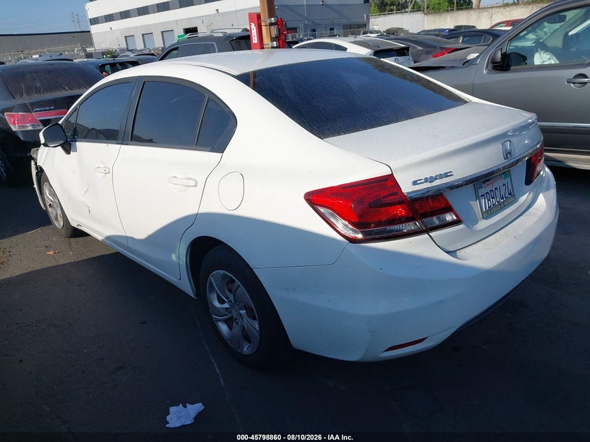 2013 HONDA CIVIC SEDAN 1.8L I-4 VVT, 140HP