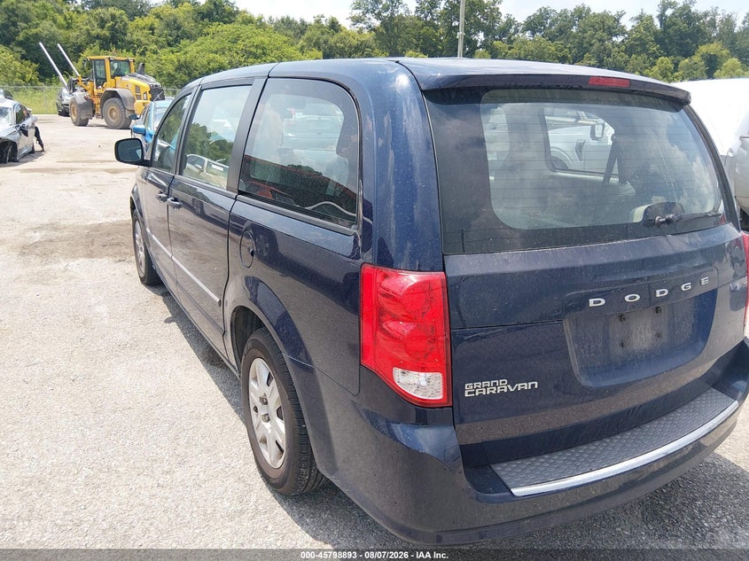Vin: 2c4rdgbgxcr222044, lot: 46297724, dodge grand caravan se 20123