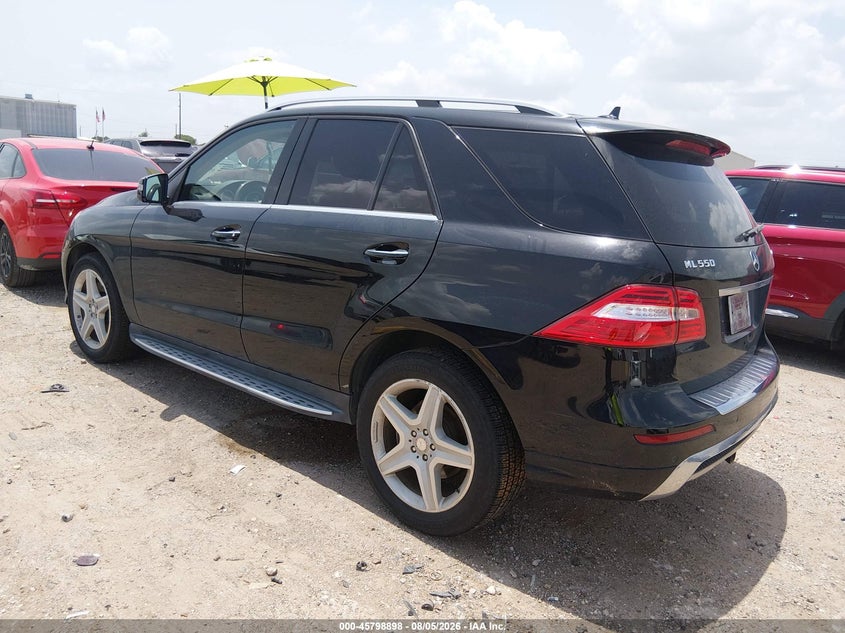 Vin: 4jgda7db3ea379303, lot: 46297728, mercedes-benz ml 550 4matic 20143