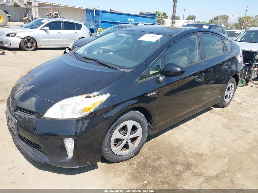Vin: jtdkn3du6f0420010, lot: 46297743, toyota prius two 20152