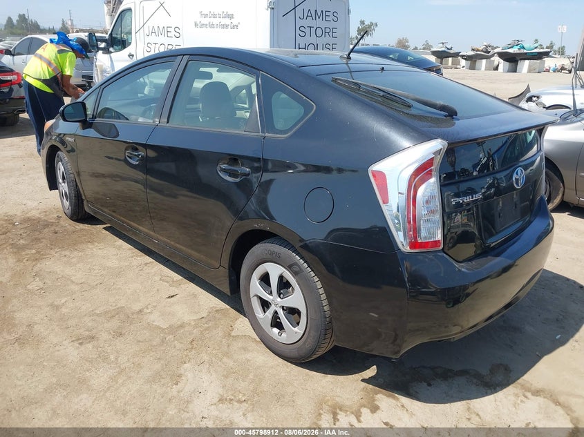 Vin: jtdkn3du6f0420010, lot: 46297743, toyota prius two 20153