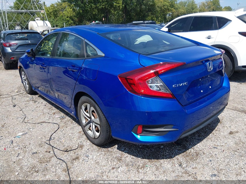 Vin: 19xfc2f57je036311, lot: 46297756, honda civic lx 20183