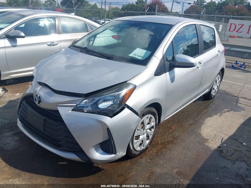 Vin: vnkktud31ja090287, lot: 46297761, toyota yaris l 20182