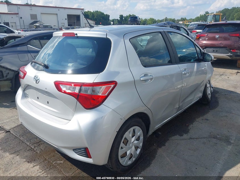 Vin: vnkktud31ja090287, lot: 46297761, toyota yaris l 20184