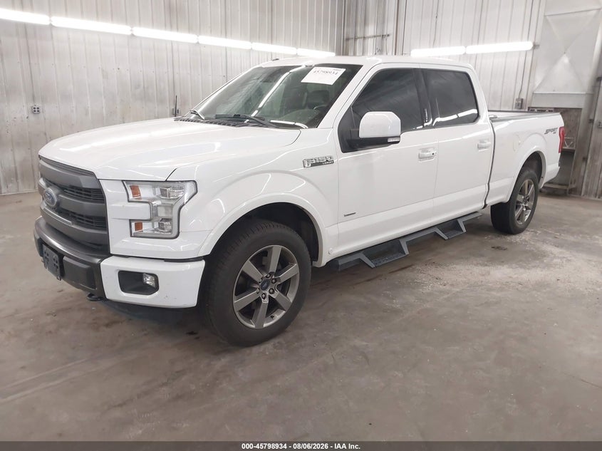 Vin: 1ftfw1egxffb62079, lot: 46297765, ford f-150 lariat 20152