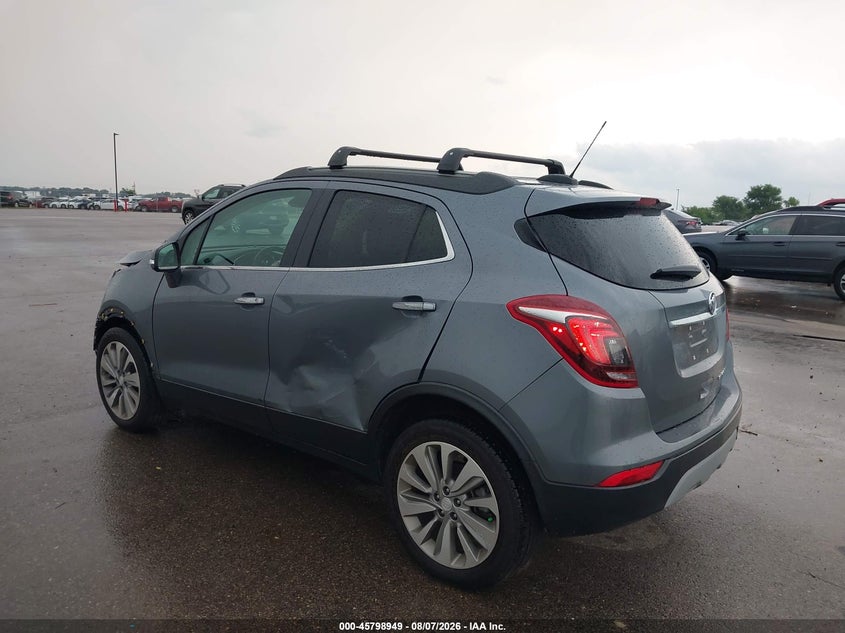 Vin: kl4cjasb7kb890433, lot: 46297780, buick encore fwd preferred 20193