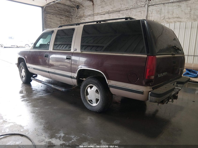 GMC SUBURBAN 1993 VIN 1GKFK16KXPJ727612
