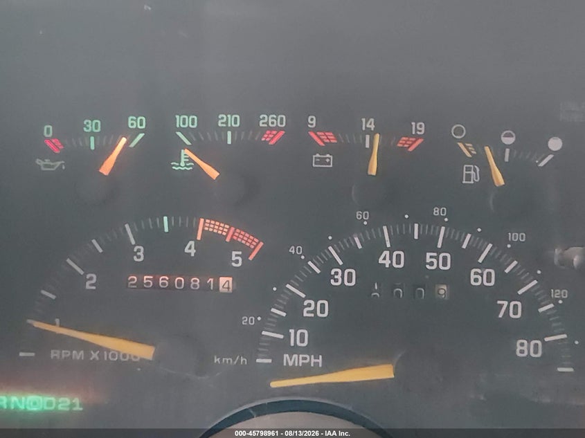 GMC SUBURBAN 1993 VIN 1GKFK16KXPJ727612