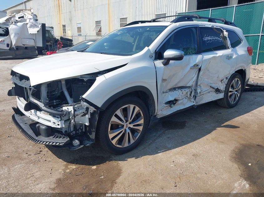 Vin: 4s4wmard3n3420136, lot: 46297795, subaru ascent touring 20222