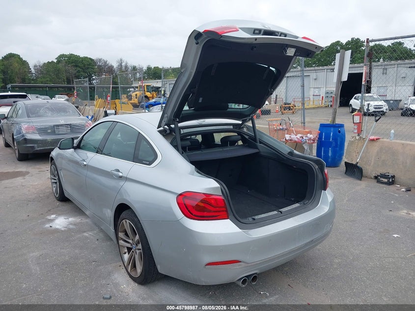 Vin: wba4j3c5xkbl06750, lot: 46297818, bmw 430i gran coupe xdrive 20193