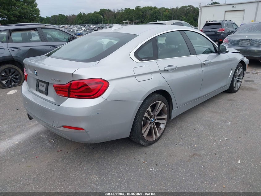 Vin: wba4j3c5xkbl06750, lot: 46297818, bmw 430i gran coupe xdrive 20194
