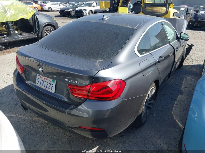 Vin: wba4j1c5xjbg78241, lot: 46297833, bmw 430i gran coupe 20184