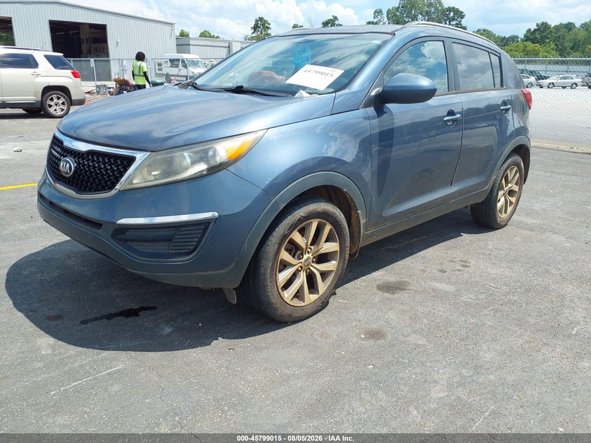 Vin: kndpb3ac8g7825532, lot: 46297846, kia sportage lx 20162