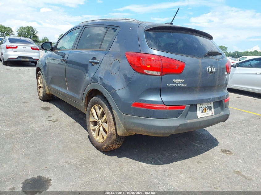 Vin: kndpb3ac8g7825532, lot: 46297846, kia sportage lx 20163